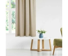 Užuolaidos 220×245 cm smėlio spalvos BRAID FLEX CARMENA