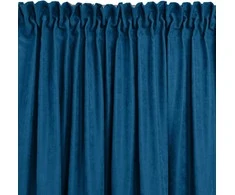 Užuolaidos 220×270 cm iš chenilės tamsiai mėlynos