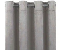 Homede Užuolaidos 265 × 270 cm, pilkos VELVET EYELETS