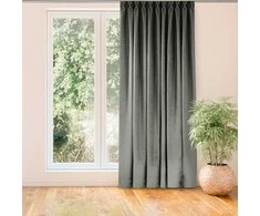 Homede Užuolaidos 280×225 pilkos spalvos CHENILLE FLEX