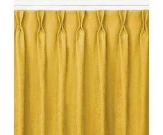 Užuolaidos 280×245 cm iš čenilės garstyčių spalvos