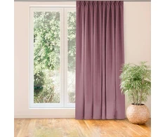 Homede Užuolaidos 280×270 cm lila iš chenille CHENILLE FLEX