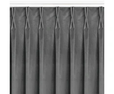 Užuolaidos 400 × 270 cm tamsiai pilkos VELVET FLEX