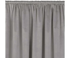 Homede Užuolaidos 530 × 245 cm, pilkos spalvos VELVET TUNNEL