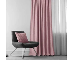 Homede Užuolaidos 560×225 cm rožinės iš chenille CHENILLE FLEX