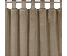 Užuolaidos aksominės 135×270 smėlio spalvos