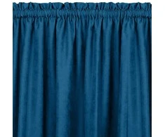 Užuolaidos iš chenilės 280×225 cm indigo spalvos