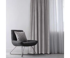 Homede Užuolaidos pilkos 135×175 VELVET