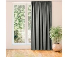 Homede Užuolaidos pilkos 280×270 CHENILLE