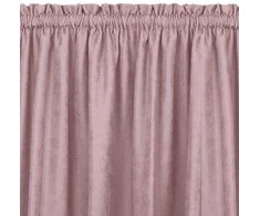 Homede Užuolaidos rožinės 140×225 cm iš čenilio