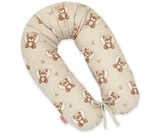 Užvalkalas nėščiosios pagalvei LONGER iš medvilnės Teddy love