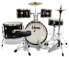V-TONE ADJR 1 BK vaikiškas akustinių būgnų komplektas, juodas