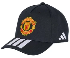 Kepurė Vaikiška „adidas“ „Manchester United“ beisbolo kepuraitė, juoda, KT0654