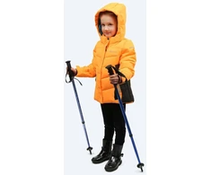 Vaikiška slidinėjimo striukė Icepeak Lille, oranžinė