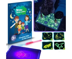 Vaikiška šviečianti piešimo lenta, A5