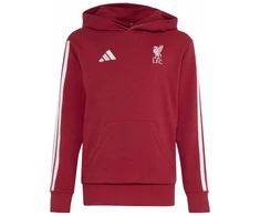 Vaikiškas džemperis su gobtuvu adidas Liverpool FC, bordo