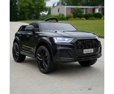 Vaikiškas elektromobilis Audi Q7, juodas