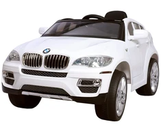 Vaikiškas elektromobilis BMW X6, baltas