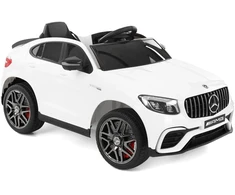 Vaikiškas elektromobilis Mercedes-Benz GLC 63 S, Baltas