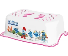 MALTEX Taburetė 2K Smurfs balta/rožinė