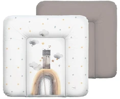 Vaikiškas minkštas vystymo kilimėlis Ceba Basic Rainbow Home, 75 × 72 cm