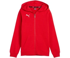 Vaikiškas Puma teamGoal Casuals džemperis su gobtuvu, raudonas 658596 01