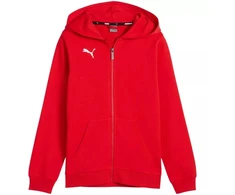 Vaikiškas Puma teamGoal Casuals džemperis su gobtuvu, raudonas 658596 01