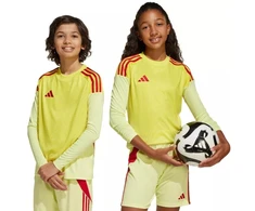 Vaikiški adidas Tiro 25 Competition ilgomis rankovėmis vartininko marškinėliai, geltoni ir raudoni KJN2020