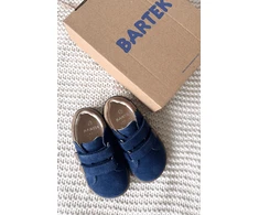 Vaikiški barefoot batai su atšvaitais tamsiai mėlyni Bartek
