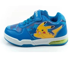 Vaikiški „Leomil“ sportiniai bateliai „Pokemon“, lengvi, su „velcro“ užsegimu ir LED lemputėmis, mėlyni