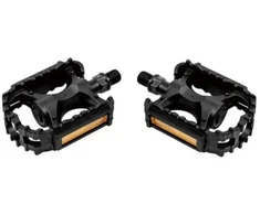 Vaikiški PVC pedalai juodi 9/16''