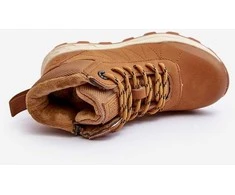Vaikiški šilti trekingo batai Trappers Camel Big Star MM374202