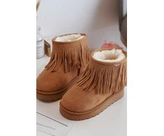 Vaikiški sniego batai su dekoratyviniais kutais Camel Nimia