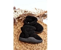 Vaikiški sniego batai su velcro juoda Unitia