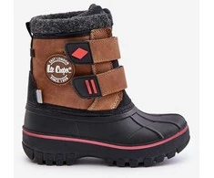 Vaikiški sniego batai su Velcro užsegimu Lee Cooper rudos spalvos