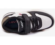 Vaikiški sportbačiai juodi–balti Levi's KICK SE VIRV0152S