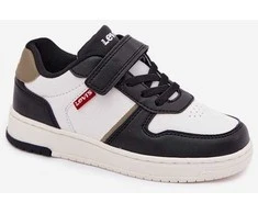 Vaikiški sportbačiai juodi–balti Levi's KICK SE VIRV0152S