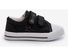 Vaikiški Velcro tipo bateliai Big Star juodi