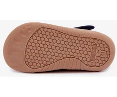 Vaikiškos barefoot šlepetės su lipduku Milami, tamsiai mėlynos