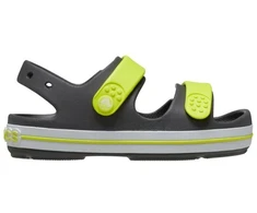 Vaikiškos basutės Crocs Crocband Cruiser, grafito ir geltonos spalvos, 209423 1NJ
