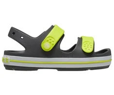 Vaikiškos basutės Crocs Crocband Cruiser, grafito ir geltonos spalvos, 209423 1NJ