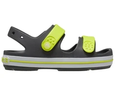 Vaikiškos basutės Crocs Crocband Cruiser, grafito ir geltonos spalvos