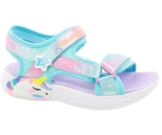 Vaikiškos basutės Skechers Unicorn Dreams su LED, rožinės