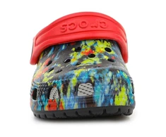 Vaikiškos klumpės su abstrakčiu raštu Crocs Classic Tie Dye Graphic, įvairiaspalvės