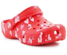 Vaikiškos klumpės su širdelėmis Crocs Classic VDAY, vyšninės