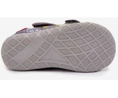 Vaikiškos Milami šlepetės su velcro užsegimais, pilkos