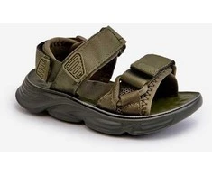 Vaikiškos žali Velcro“ dirželio basutės Orretta“