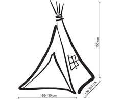 Vaikų tipis su dekoratyvinėmis plunksnomis, rožinis