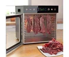 Vaisių ir maisto džiovyklė 600 W, 10 padėklų, nerūdijančio plieno