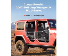 Vamzdinės durys VEVOR Jeep Wrangler JK JKU (2007-2018), 4 durų komplektas